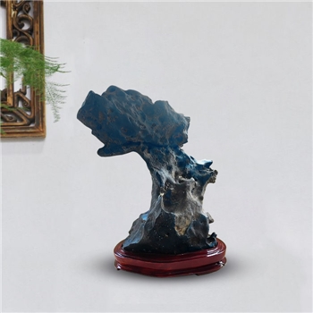 【龙抬头】奇石结构石古玩摆件