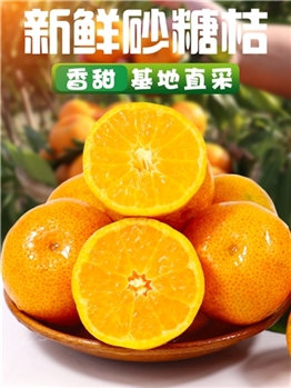 砂糖橘 皮薄多汁10斤装